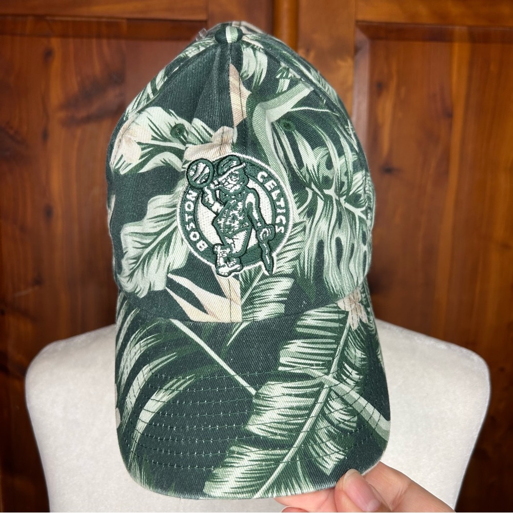 '47 Brand Celtics Green Tropicalia Floral Clean Up Adjustable Hat Collectible